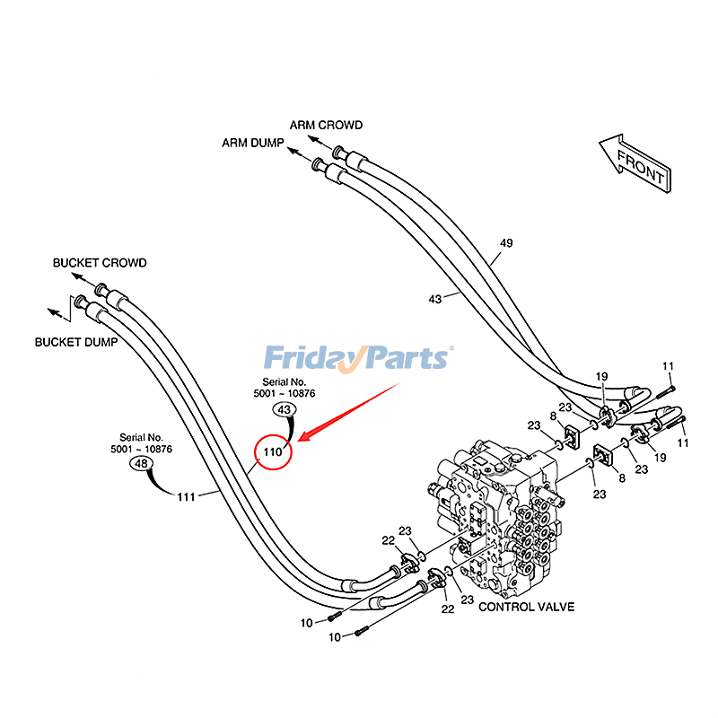 High Pressure Hose for Excavator