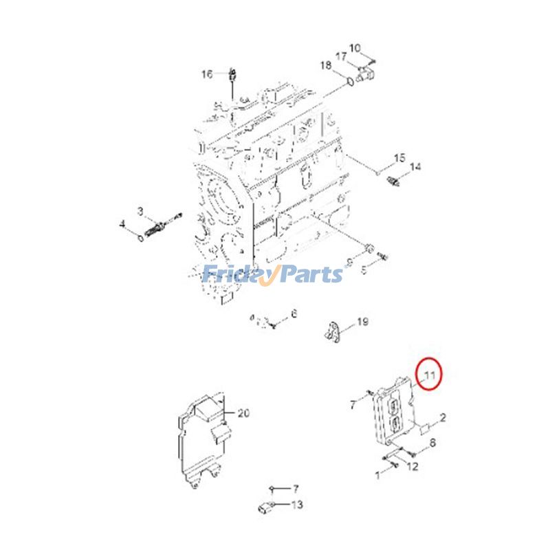  ECM Electronic Control Module R235LCR-9 R290LC-9 For HYUNDAI