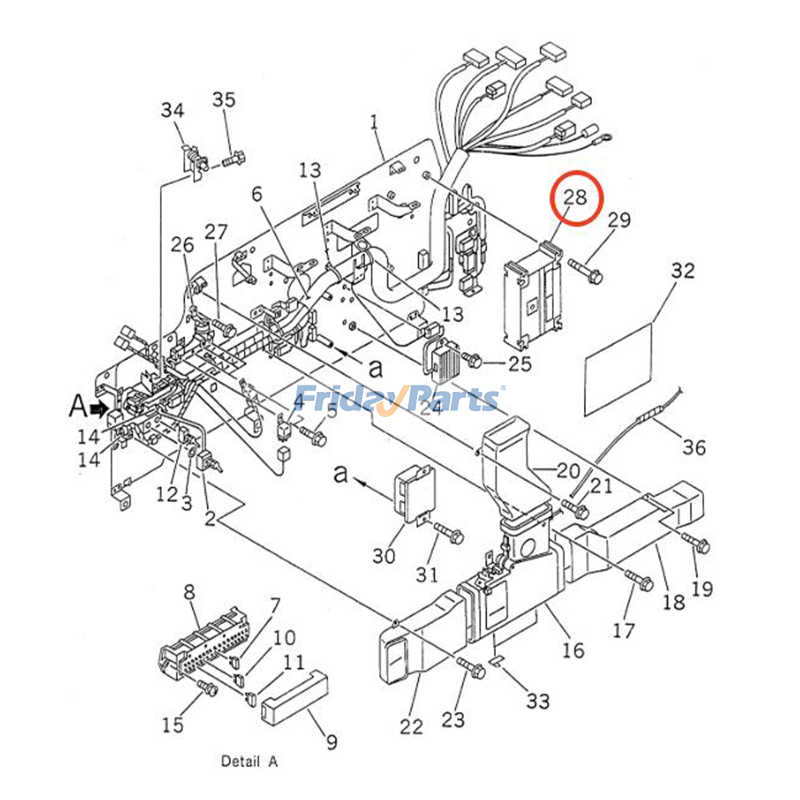 Contrôleur ECUpour Pelle