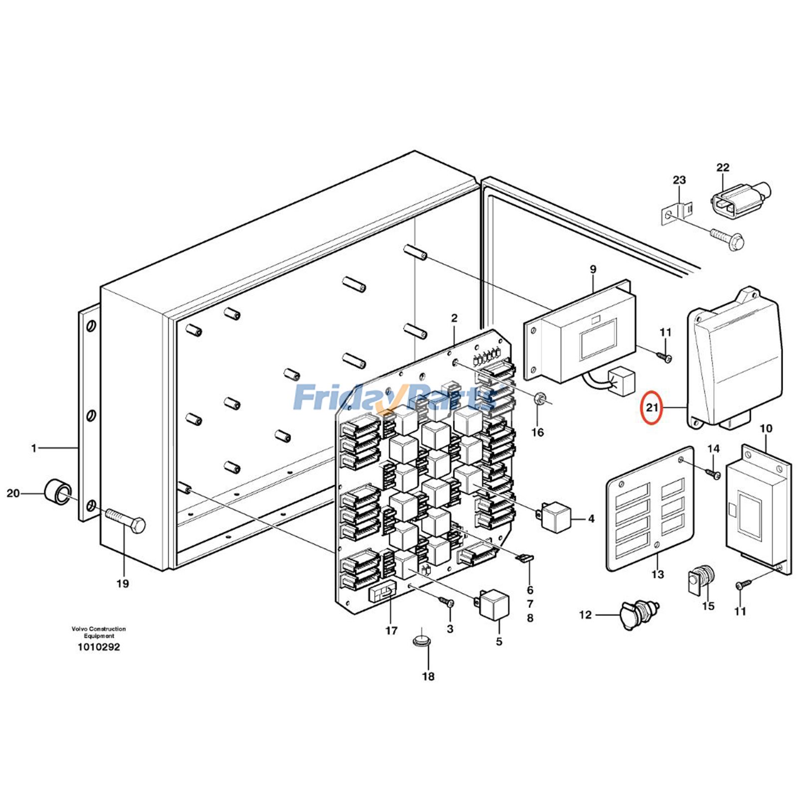 Controlador ECU 14390248 para excavadora Volvo EW140B, EW160B y EW180B Para VOLVO
