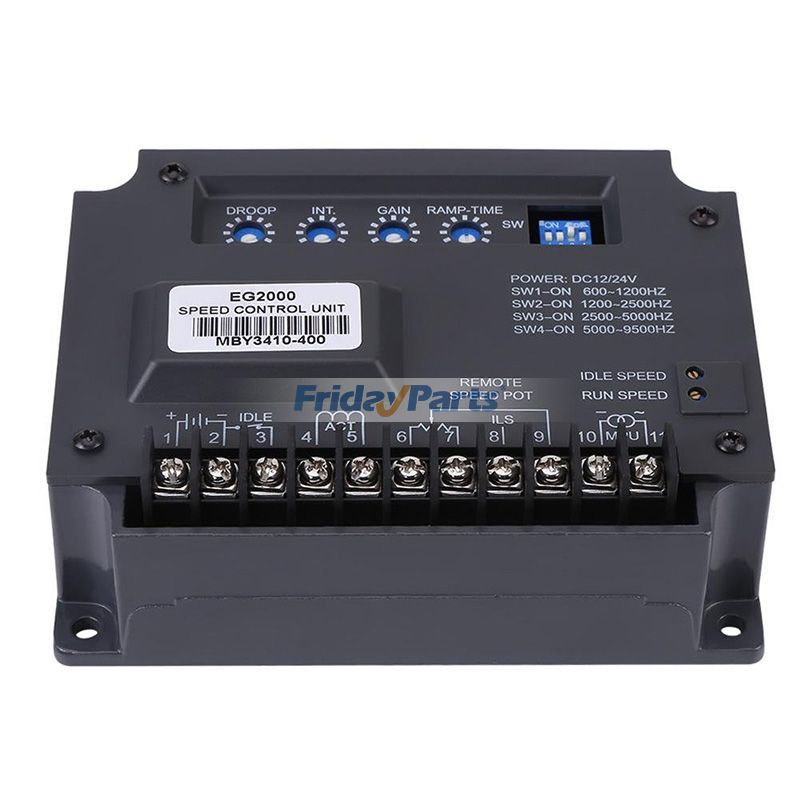 Universal Electric Generator Governor Engine Speed Controller EG2000 for Excavator Loader Bulldozer Roller Crane Concrete Pump Truck