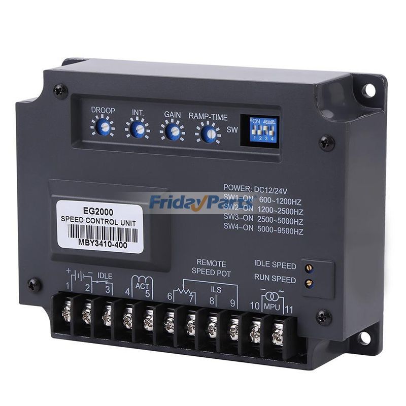 Universal Electric Governor Speed Controller for BullRoller Concrete Pump for Crane,Dozer,Excavator,Generator,Loader,Truck