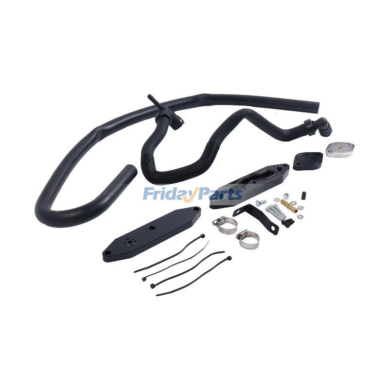 Engine EGR Delete Kit With Radiating Pipe