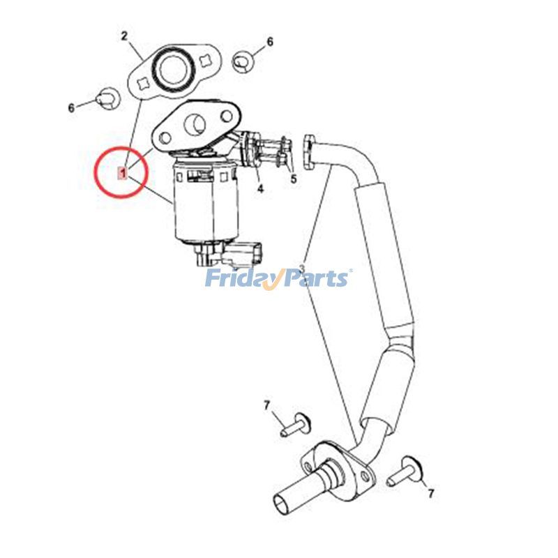 Vehicle EGR Valve for Chrysler Town & Country Dodge Jeep Volkswagen 3.3L 3.8L