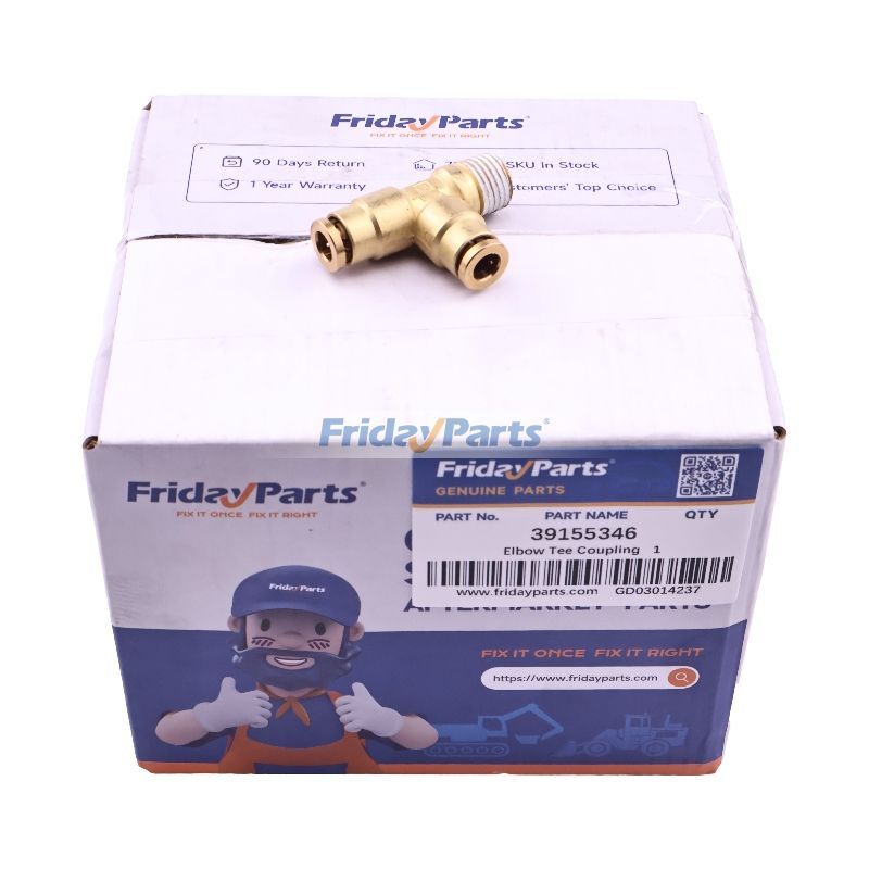 Elbow Tee Coupling 39155346 for Ingersoll Rand Air Compressor