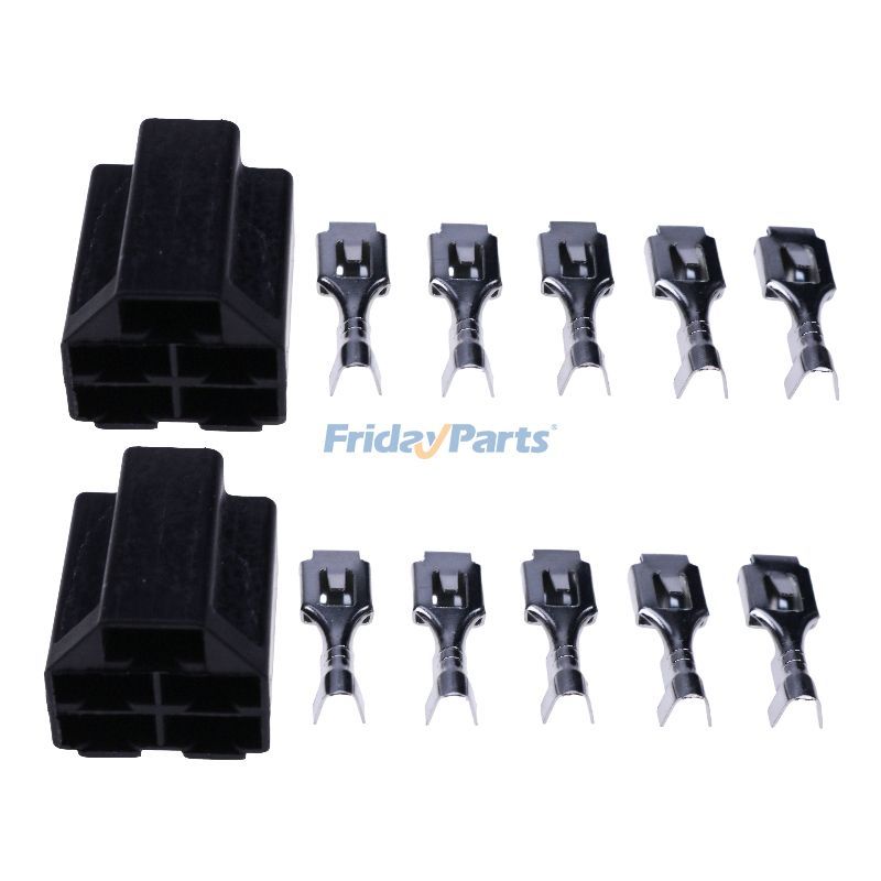 2 Pieces Ignition Switch Connector Terminal M90206 for John Deere Engine 3029 Tractor 1025R 2025R 3025R S100 S120 S160 S170 X107 X300 X320 X500 X710