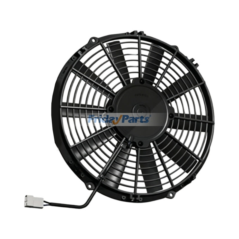 Ventilador de resfriamento elétrico para radiador, substituto do modelo Spal 30111015.