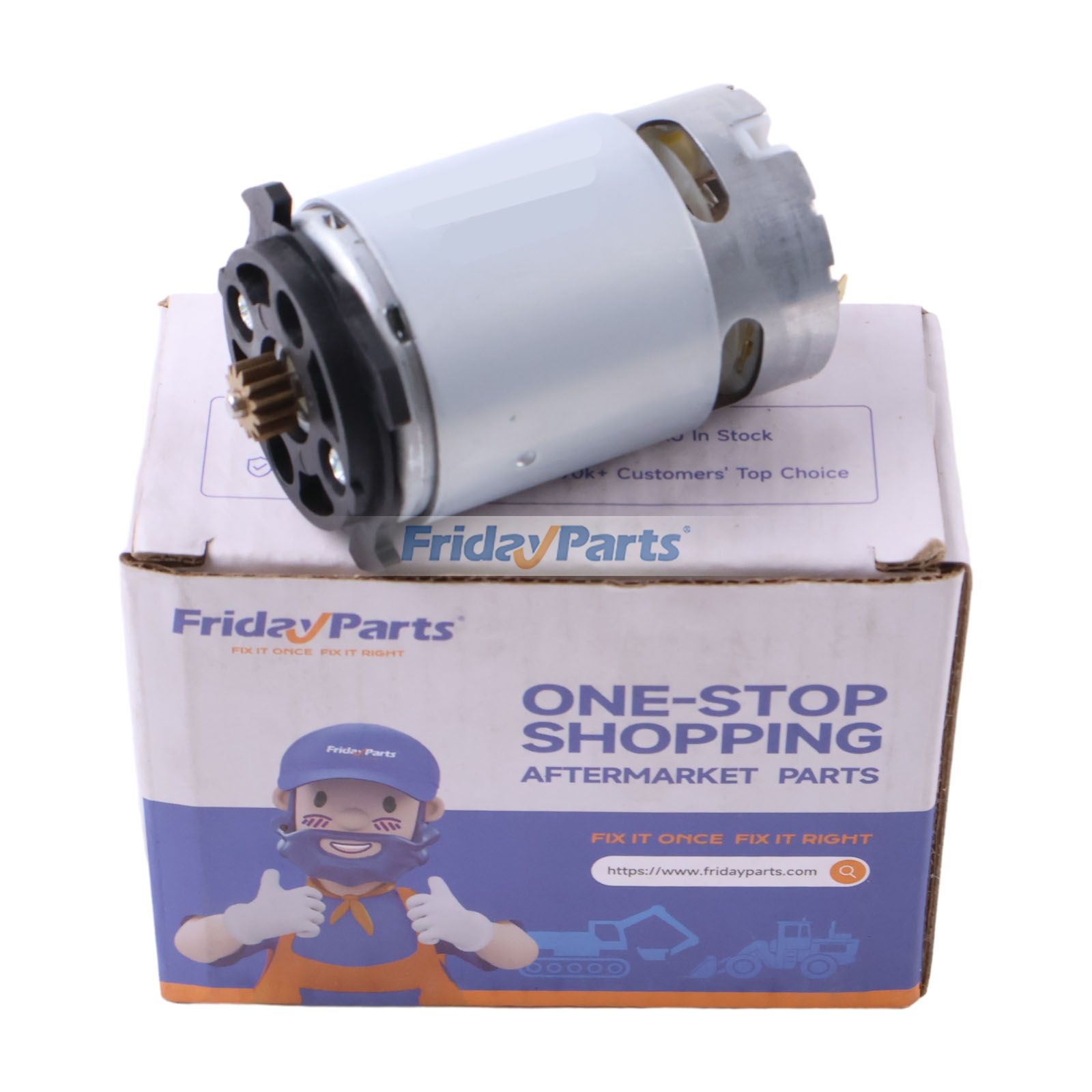 Conjunto de motor eléctrico 14-50-2430 para taladro atornillador Milwaukee 2406-20 y 2407-20