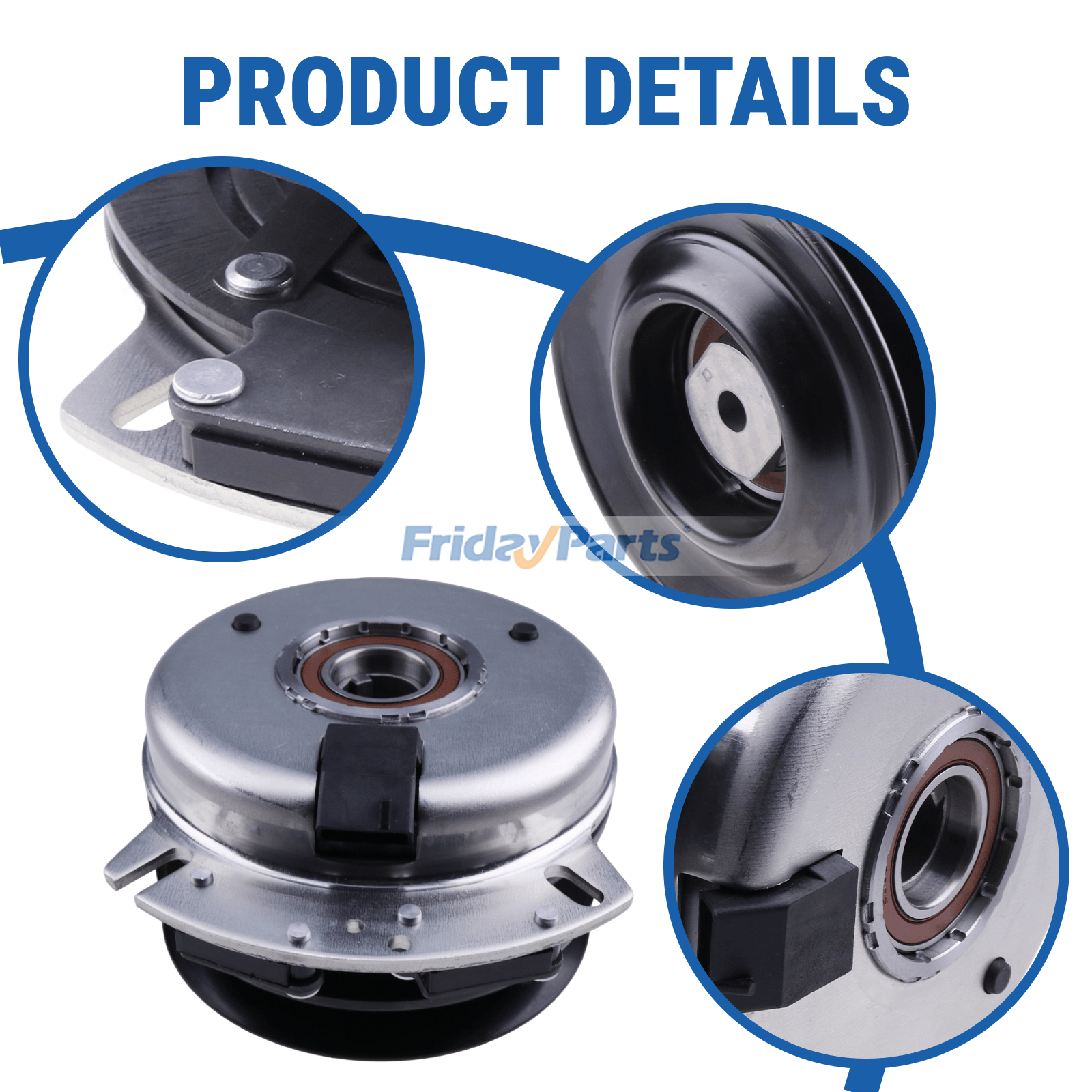 Electric PTO Clutch compatible with Mower
