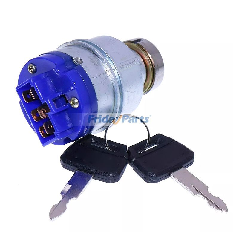 Electric Spray Ignition Switch with 2 Keys YN50S00026F1 for New Holland Excavator E175B E215B E80BMSR EH215