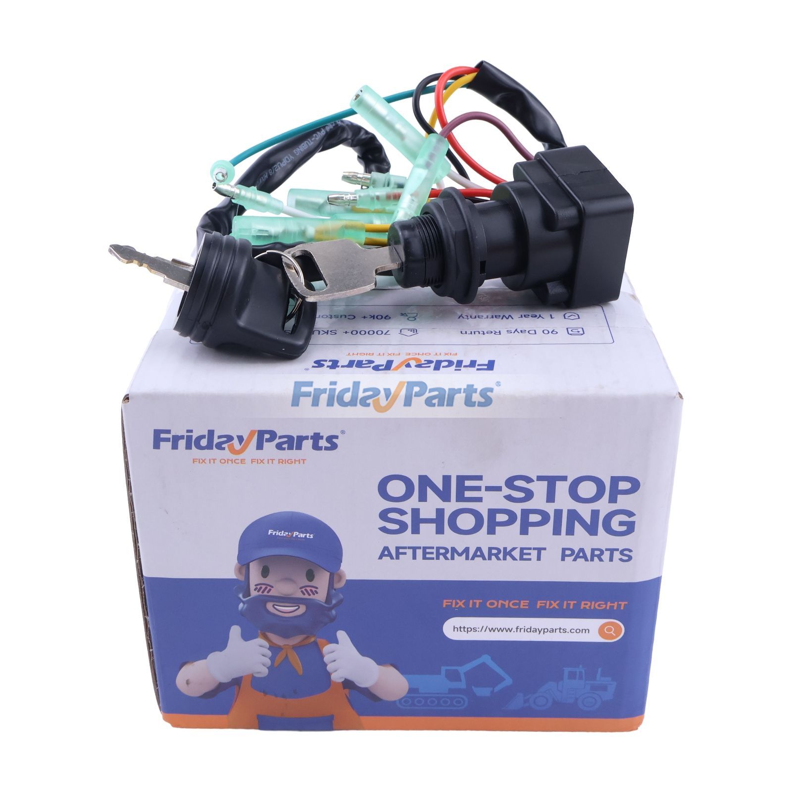 Starter Zündschlüssel Montage für Yamaha Außenbordmotor 2 Takt 75HP 85HP