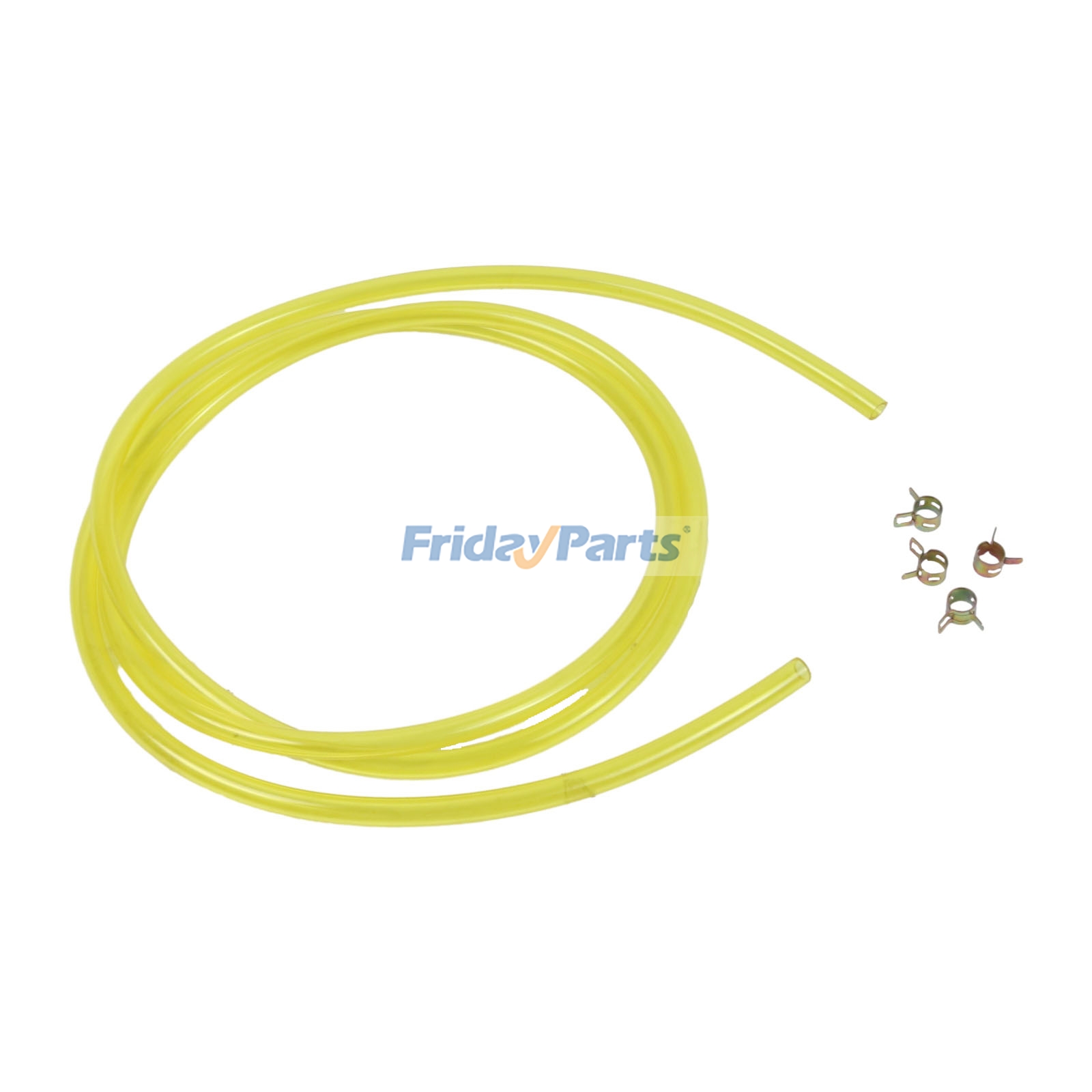 Electric Yellow 1/4" 3/8" Fuel Line Kit for Snowmobile Dirt Bike ATV Mower Motorcycle