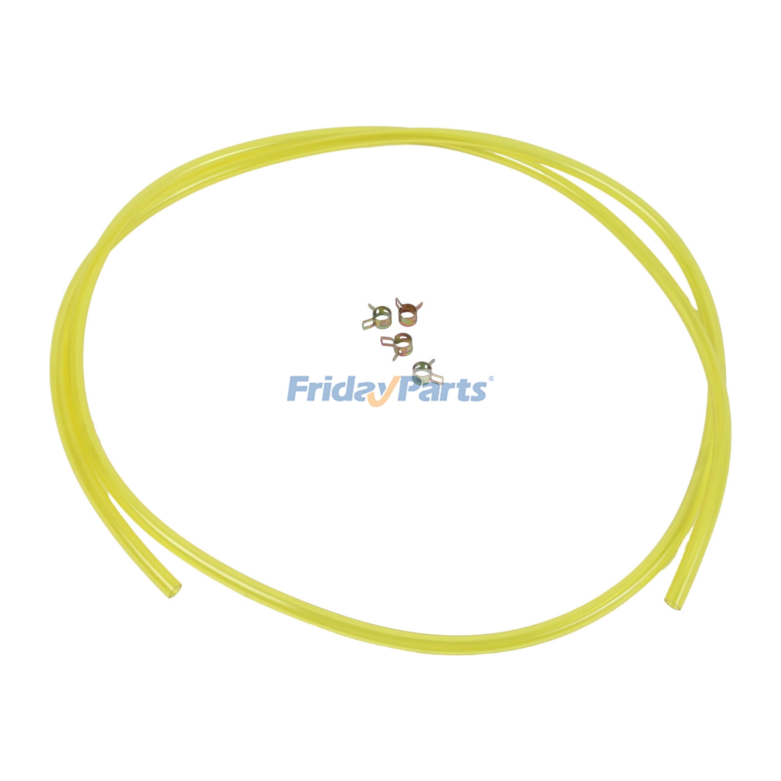 Kit de línea de combustible eléctrica amarilla de 1/4" y 3/8" para motos de nieve, motos de cross, vehículos todo terreno, cortadoras de césped y motocicletas de FridayParts