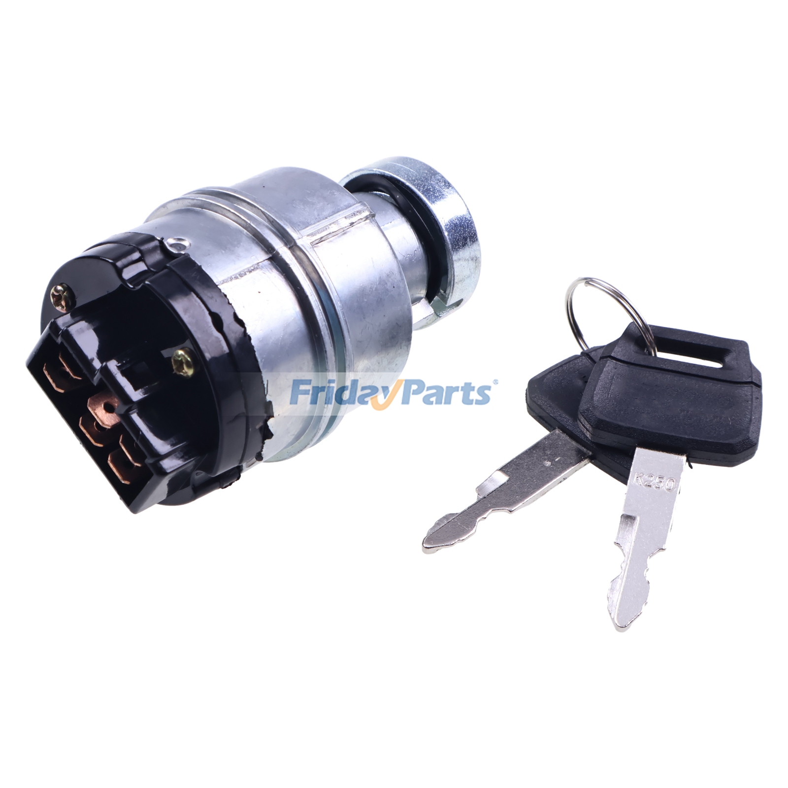Electric Spray Ignition Switch with 2 Keys YN50S00026F1 for New Holland Excavator E175B E215B E80BMSR EH215