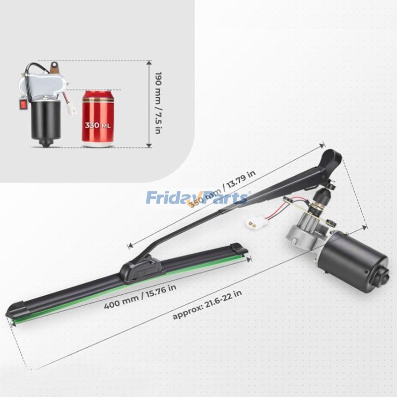 Kit moteur d'essuie-glace électriquepour VTT/UTV