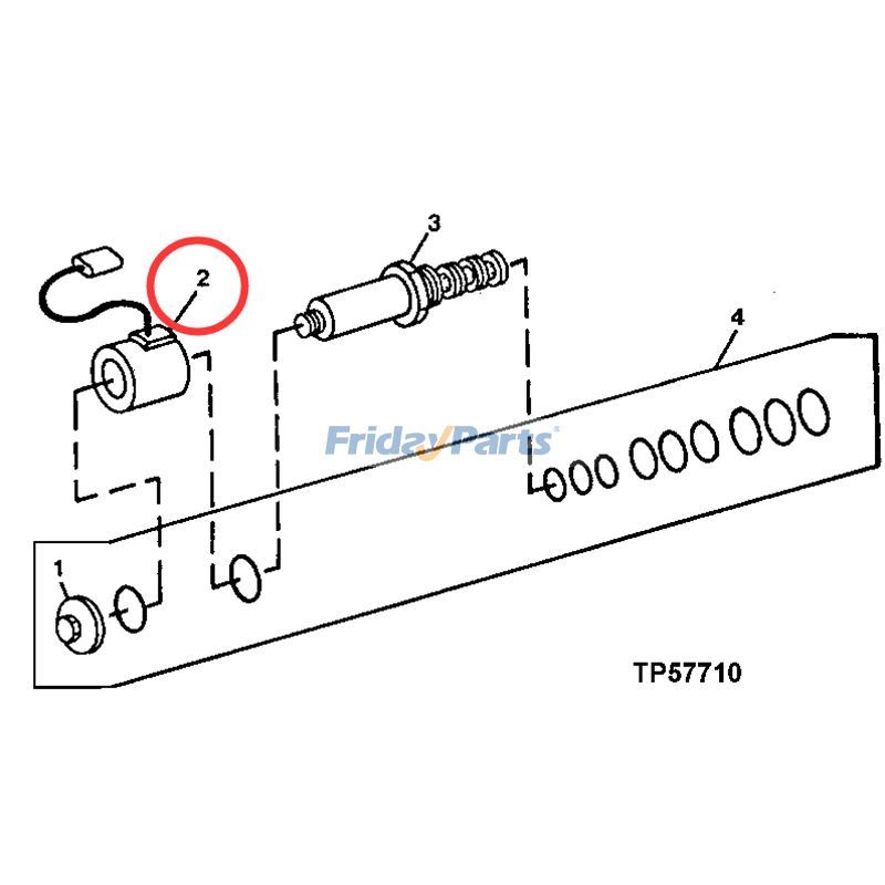 FridayParts Solenoid Valve Coil 