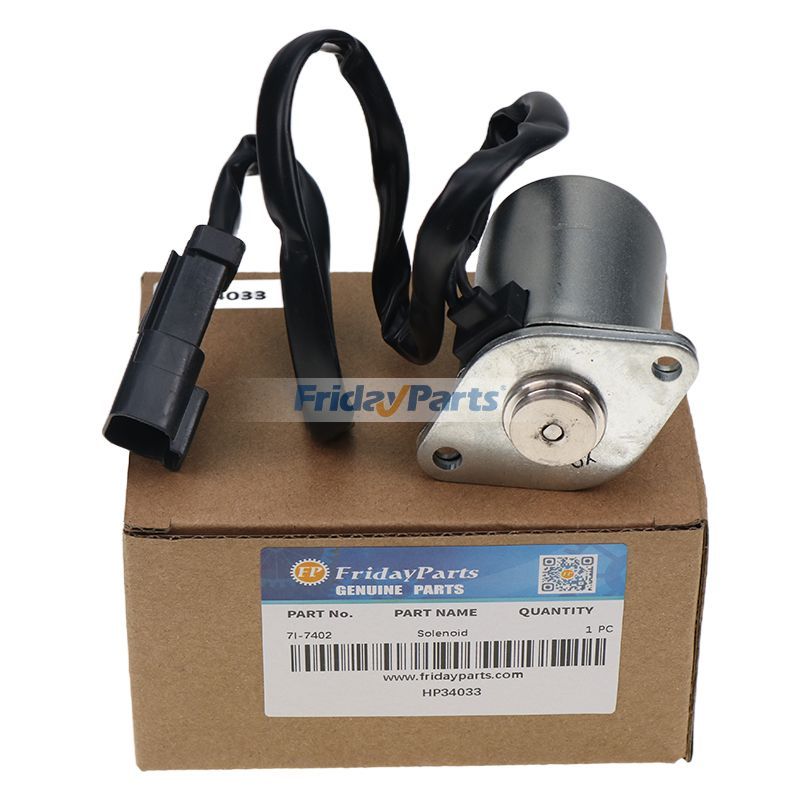 Solenóide elétrico 7I-7402 para motor Caterpillar CAT 3054 3116 3126 3306 3406