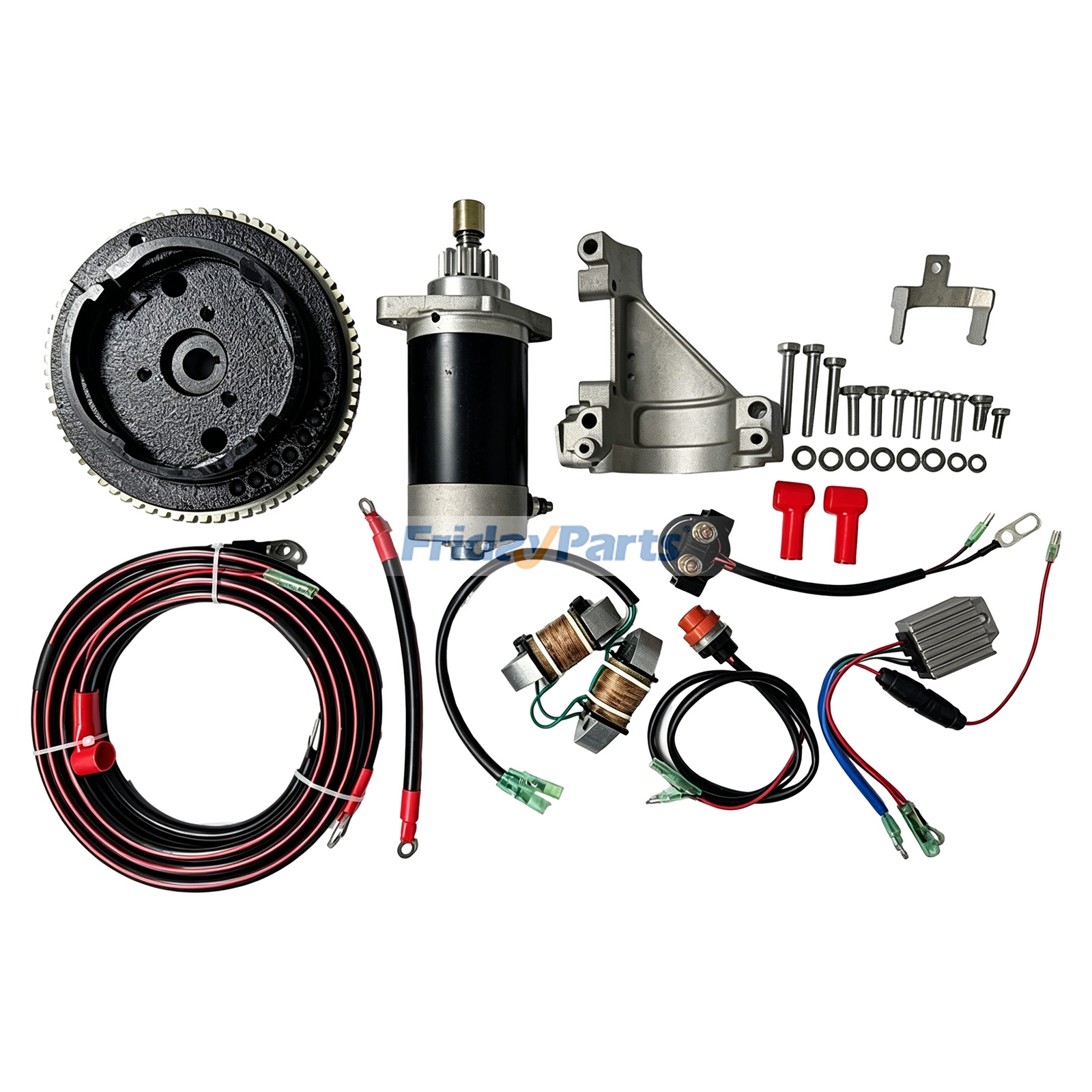 Electrical Start Kit for Yamaha Outboard Engine 4 Stroke 9.9HP