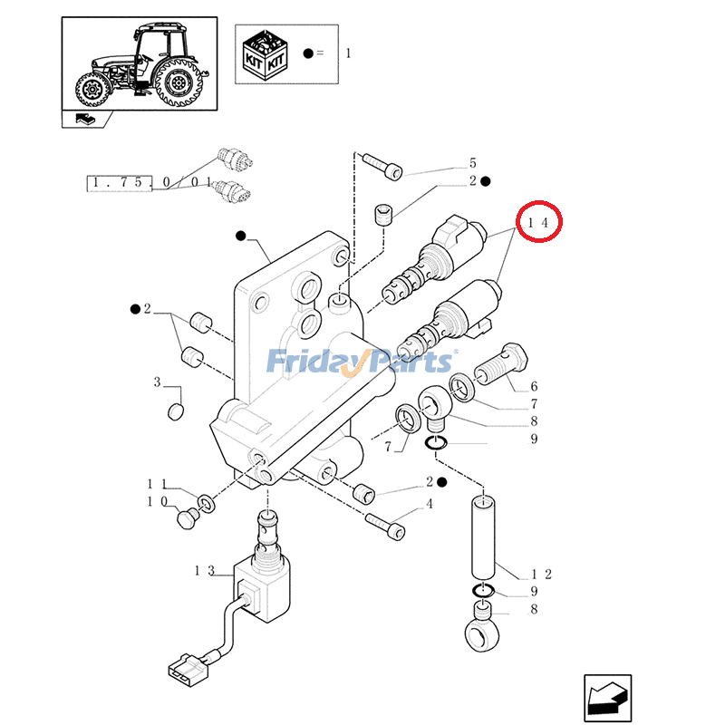 Elektroventilbei FridayParts kaufen