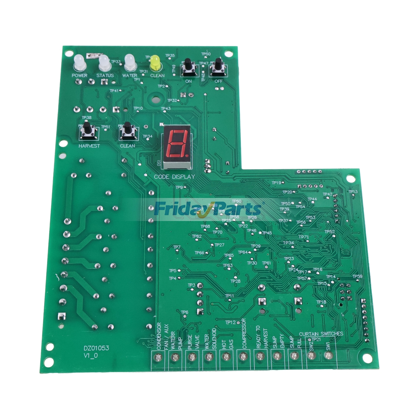 Compra Conjunto de placa de control electrónico 11-0621-21 11-0673-21 para máquina de hielo Scotsman C0322MA-1 C0330MA-1 C0530SA-1 C1030-E CU2026MA-1 en Fridayparts
