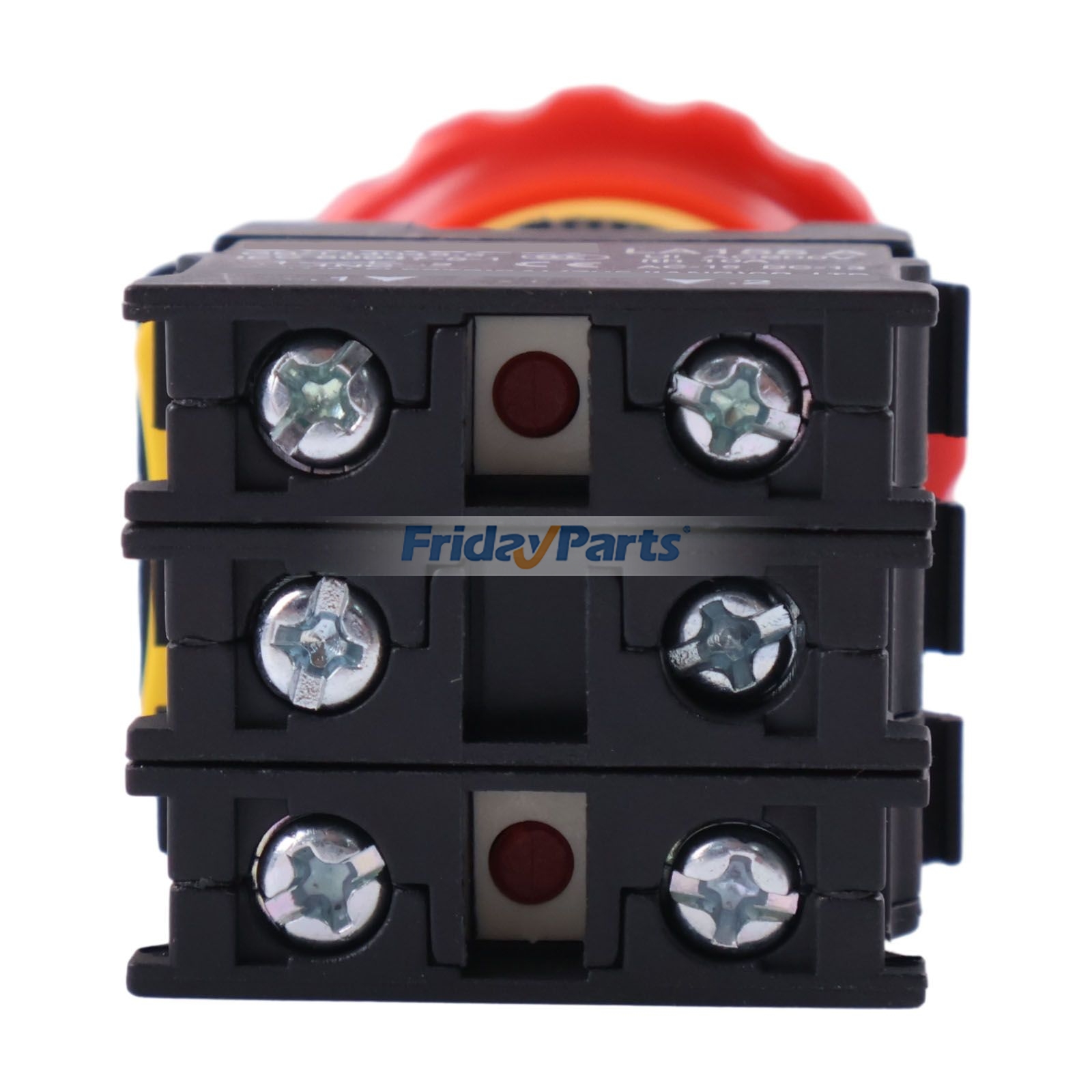 FridayPartsの緊急停止ボタン