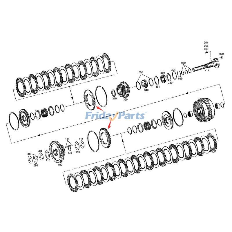 FridayParts Endscheibe Getriebe Getriebe