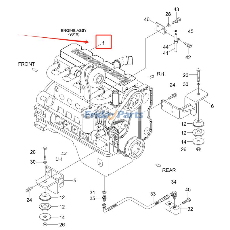 Assembly Wheel for Loader