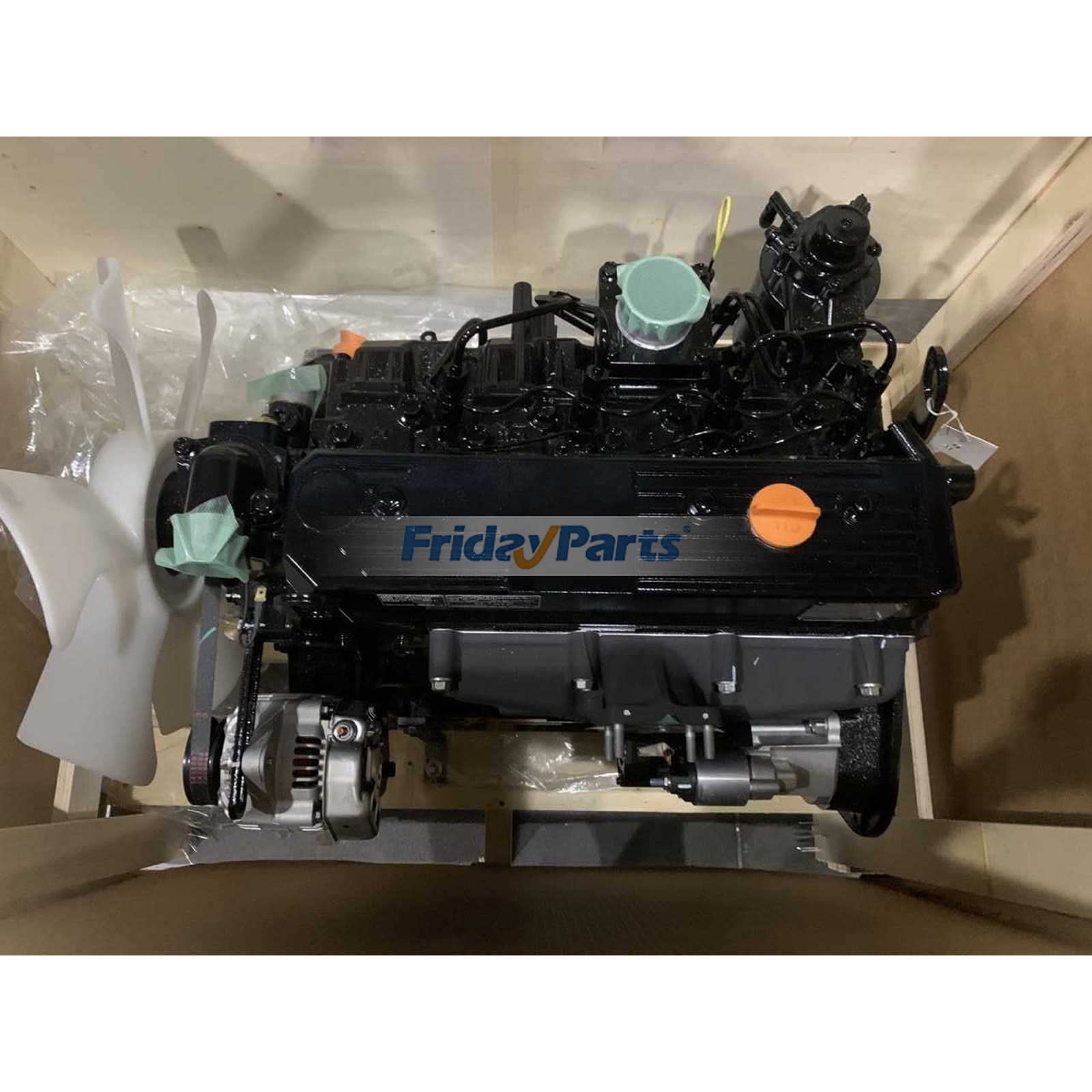 43.7KW 2300RMP Engine Assembly for Yanmar 4TNE98-BQFLCC