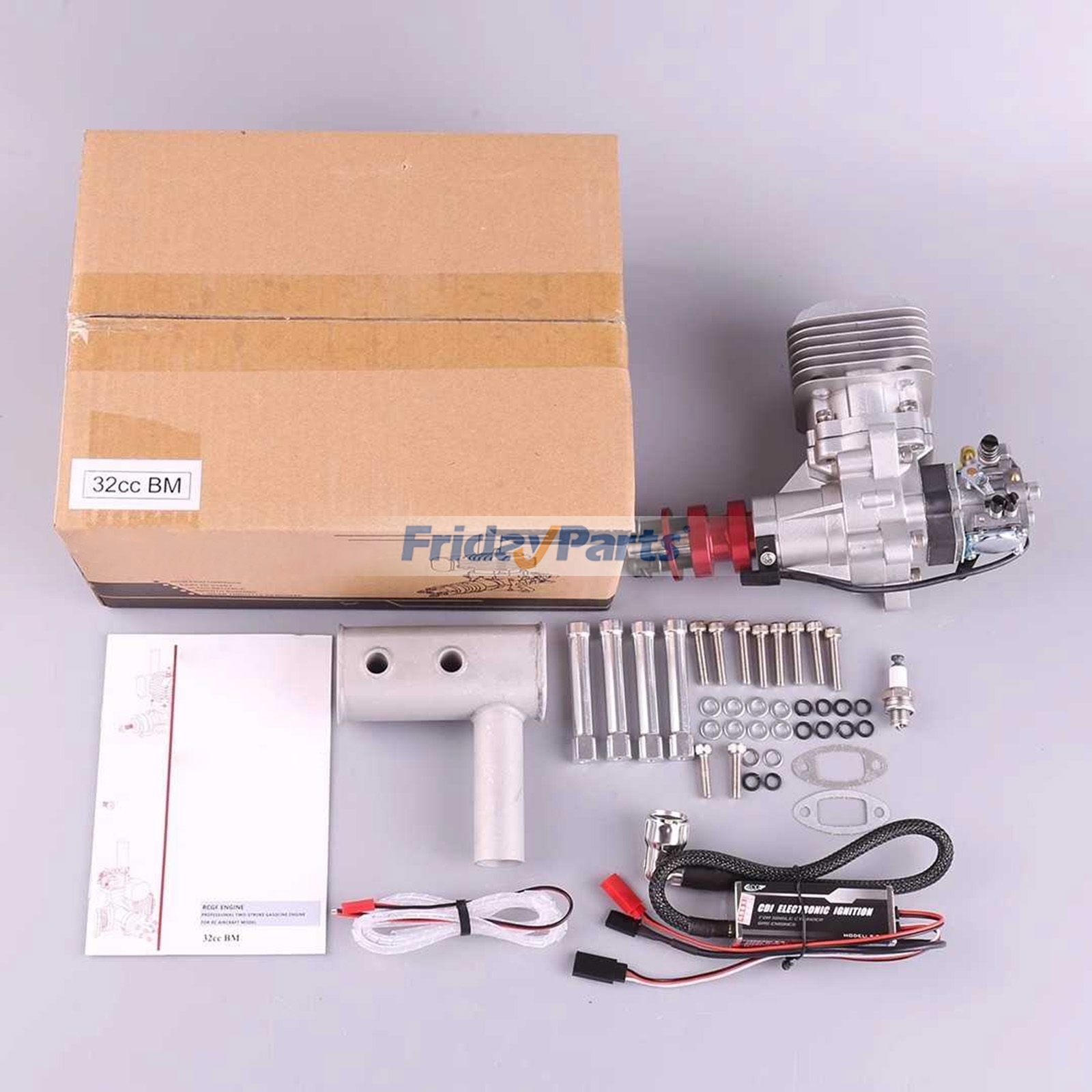 Conjunto do motor RCGF 61CC BM para helicóptero RC de asa fixa