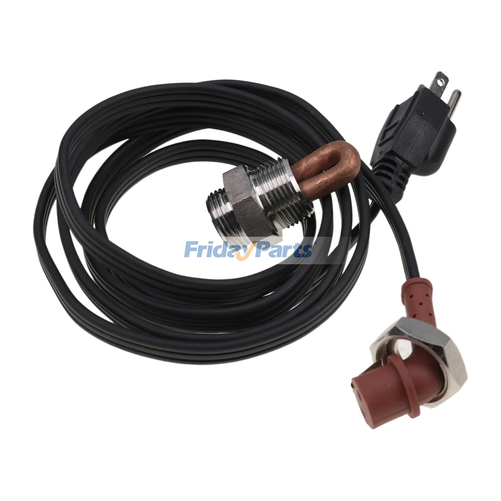 Engine Block Heater 11409 28216 for Kubota B1550 B2100 B2400 B5200 L185 L280 L3240 L3400 L3430 L3650 Massey Ferguson 255 285 3165 165 Tractor