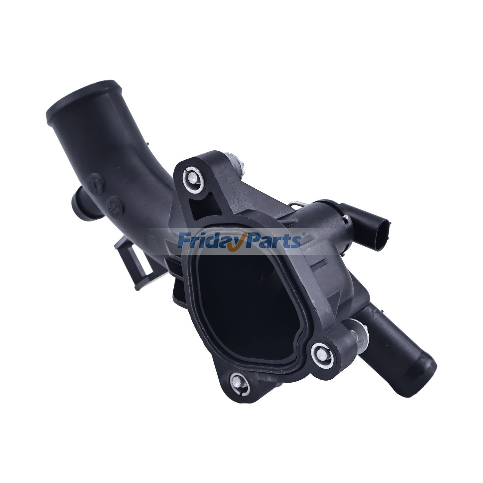 FridayParts Engine Coolant Water Outlet Housing 