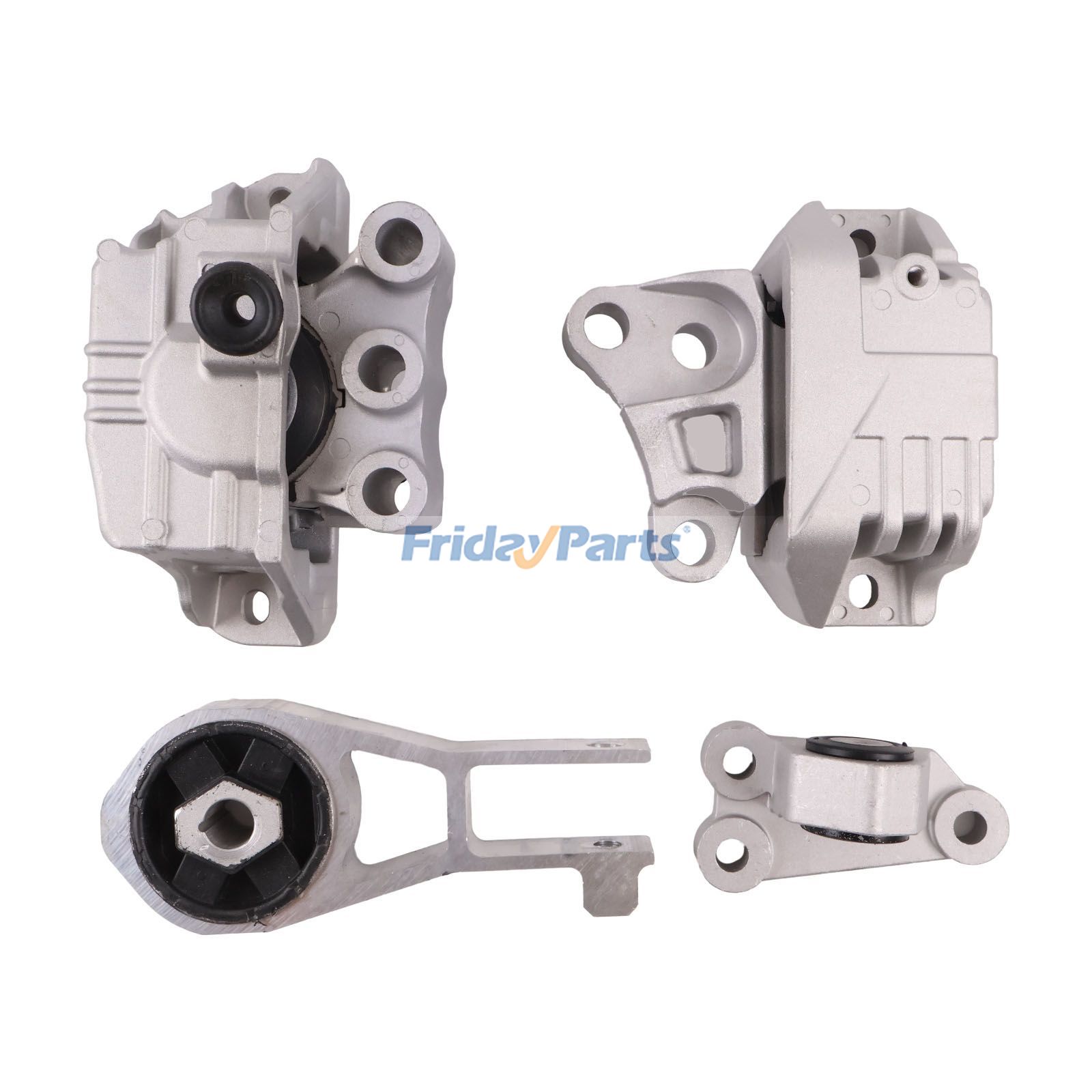 Juego de soportes de motor y transmisión 68258599AA 68363996AA 68363756AA 68363755A para Jeep Renegade L4 2.4L 015-2017 Para Jeep,Para Fiat