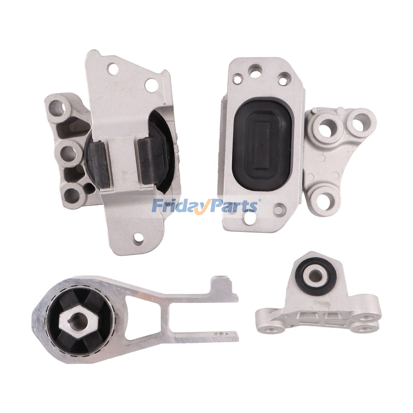 Juego de soportes de motor y transmisión 68258599AA 68363996AA 68363756AA 68363755A para Jeep Renegade L4 2.4L 015-2017