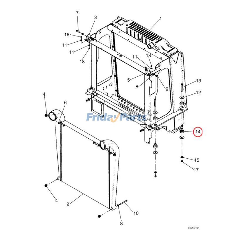 FridayParts Mount Rubber Boot