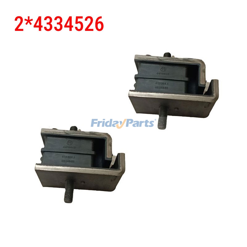 Escavadora  Para HITACHI - Almofada de borracha de montagem 4334526 4341825 para motor Isuzu 4BG1 Escavadeira Hitachi EX100-5 EX120-5 EX135UR