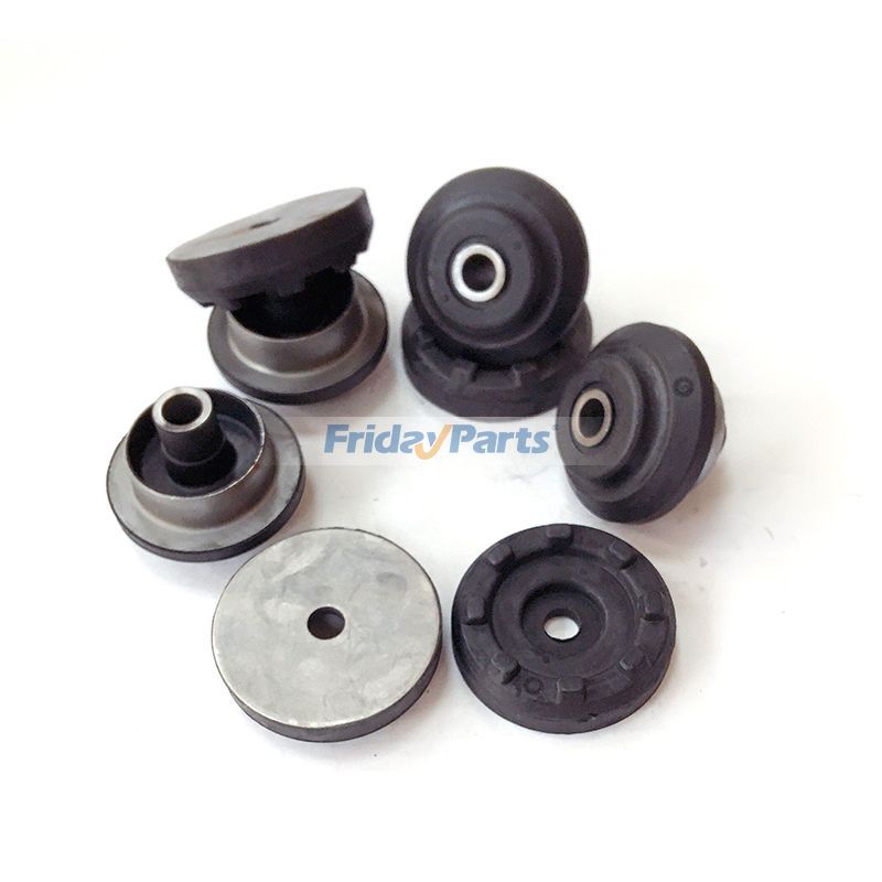 Lot de 8 coussinets de montage de moteur en caoutchouc pour excavatrice Hitachi ZAXIS70 ZAX70 ZX70