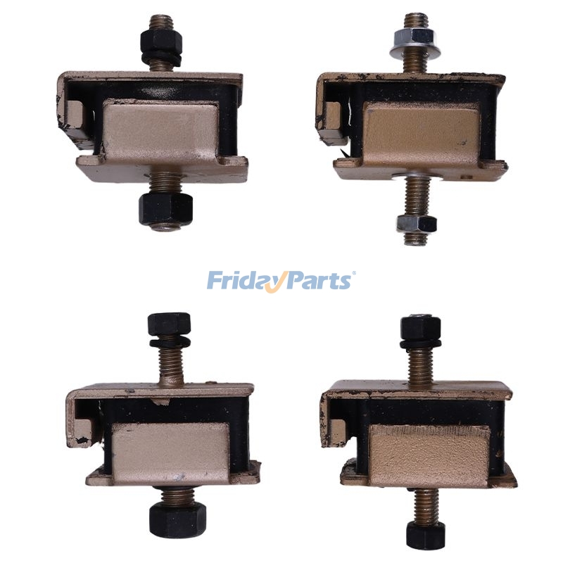 4 piezas de amortiguador de goma para montaje de motor 2416U23D3 para excavadora Kobelco K903C K903-2 SK60 SK60-3 SK60-4 Para KOBELCO