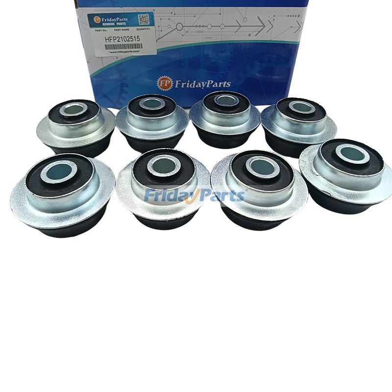 Pour les pieds de coussin en caoutchouc de montage du moteur de l'excavatrice Komatsu PC130-7