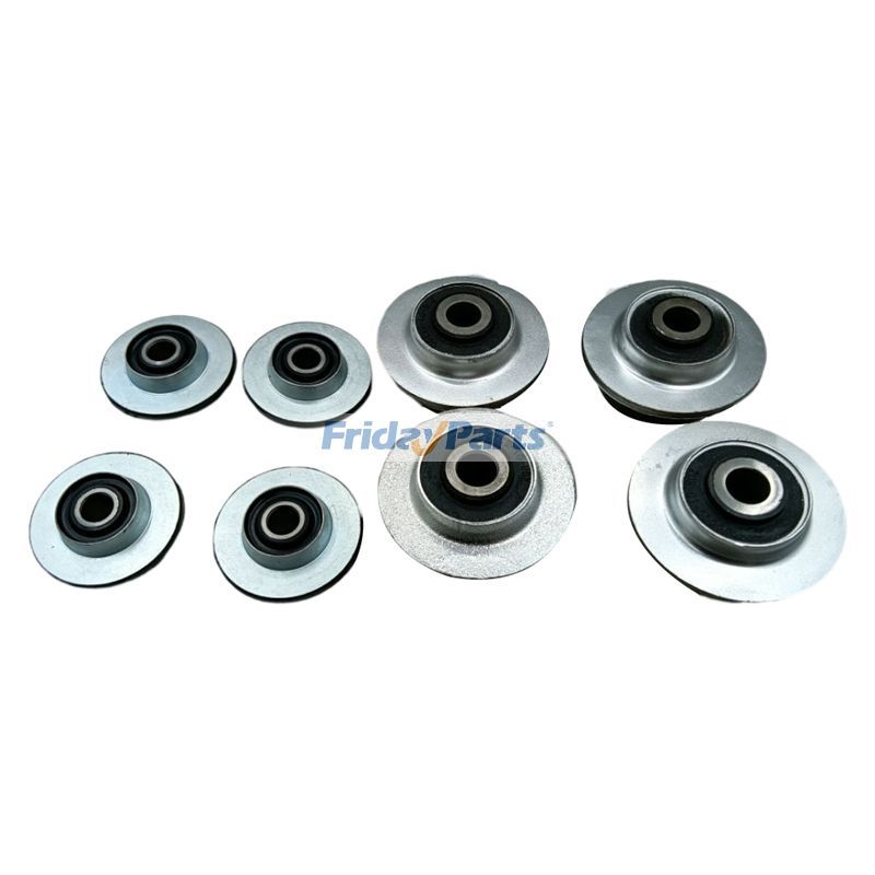 Lot de 8 pieds de coussin en caoutchouc pour moteur d'excavatrice Komatsu PC300-3 PC300-5 PC300-6 PC300-7 PC360-7pourPour KOMATSU