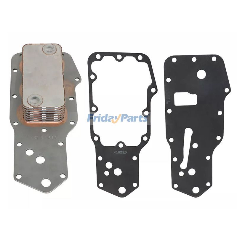Engine Oil Cooler With Gasket 3921558 3957544 for Cummins 4B3.9 6B5.9 6C8.3 B5.9 G5.9 ISB ISB5.9 ISBE4 ISC8.3 QSB5.9 QSB6.7 QSC8.3 Dodge Ram 5.9L 89-02