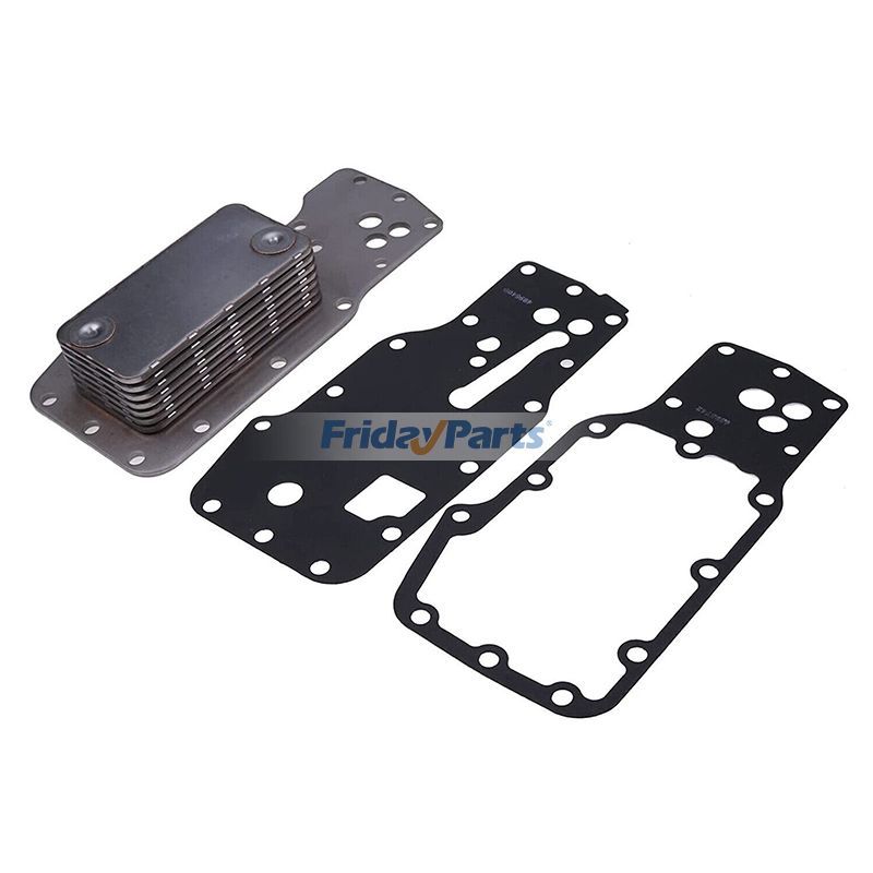 Refroidisseur d'huile avec joints 3959031 4896407 pour moteur Cummins 4B3.9 6B5.9 6C8.3 B3.3 B4.5 Dodge Truck Ram 2500 3500 4000pourPour Dodge,Pour Freightliner,Pour HYUNDAI