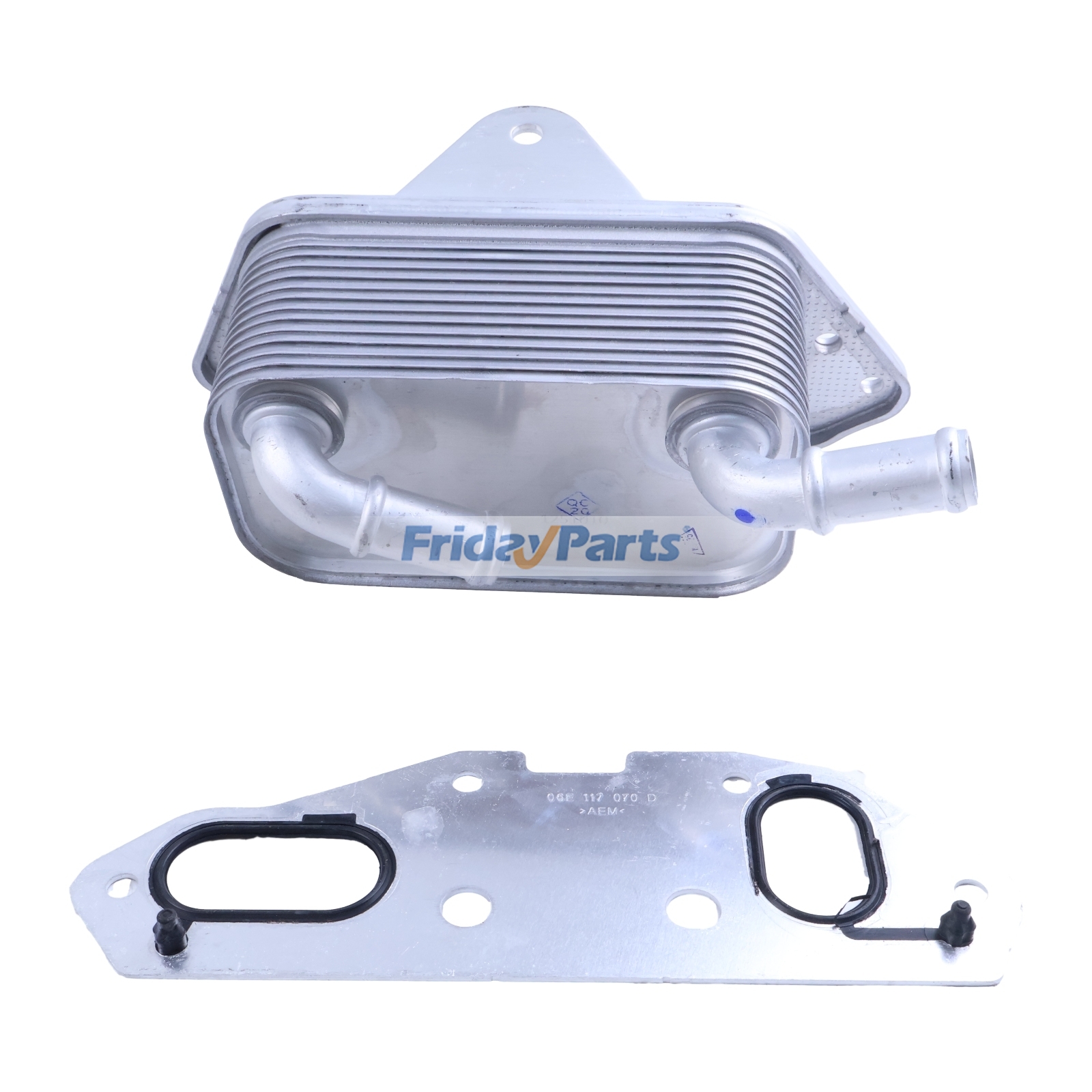 Refroidisseur d'huile moteur avec joint 06E117021G pour Audi A4 A5 A6 A7 Q5 Q7 Volkswagen Touareg 2005-2017pourPour Audi,Pour Volkswagen
