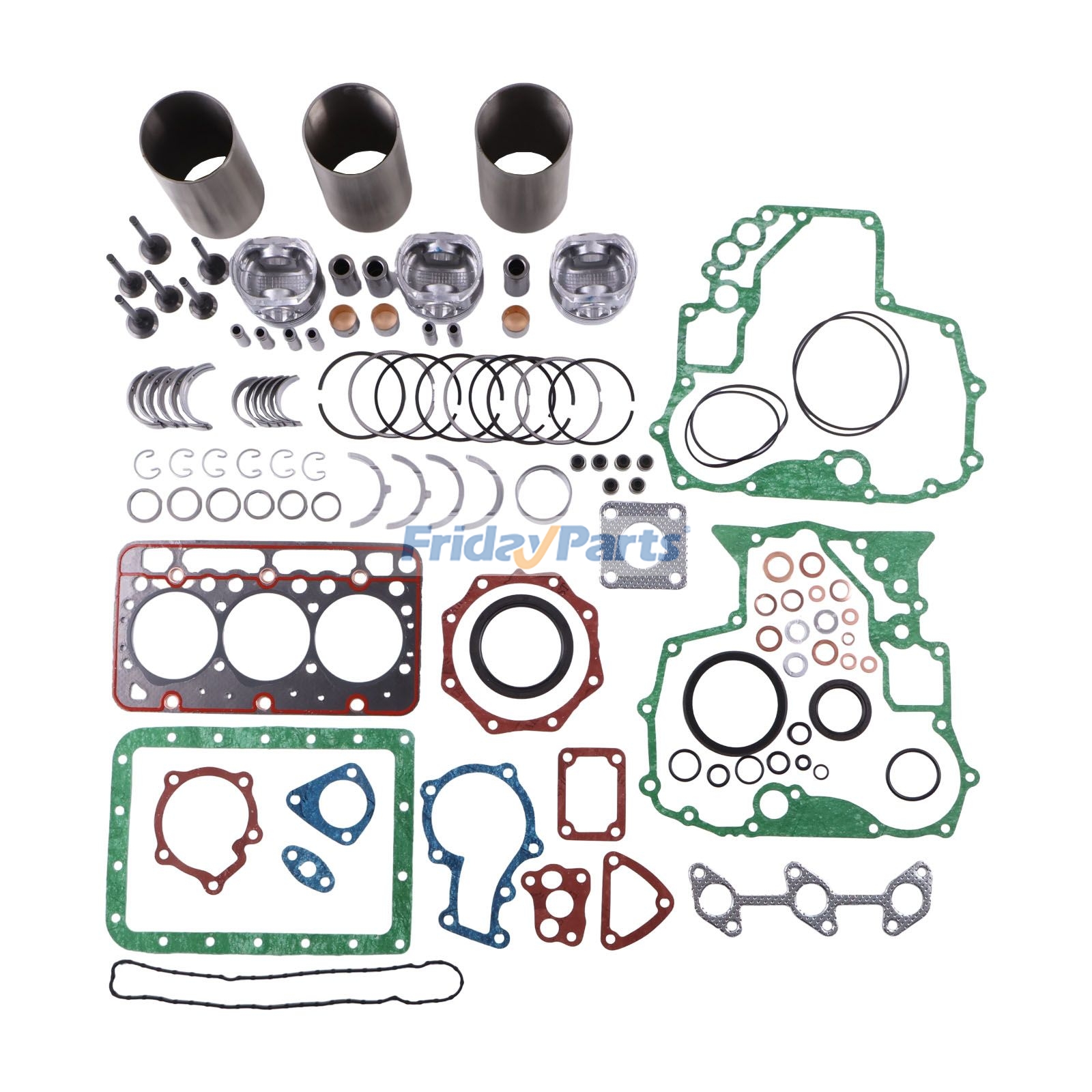 Kit de reparación y reconstrucción para motor Kubota D722 D722E Tractor B7300HSD B7400HSD BX1800D BX1850D BX1860D BX1880 Para KUBOTA