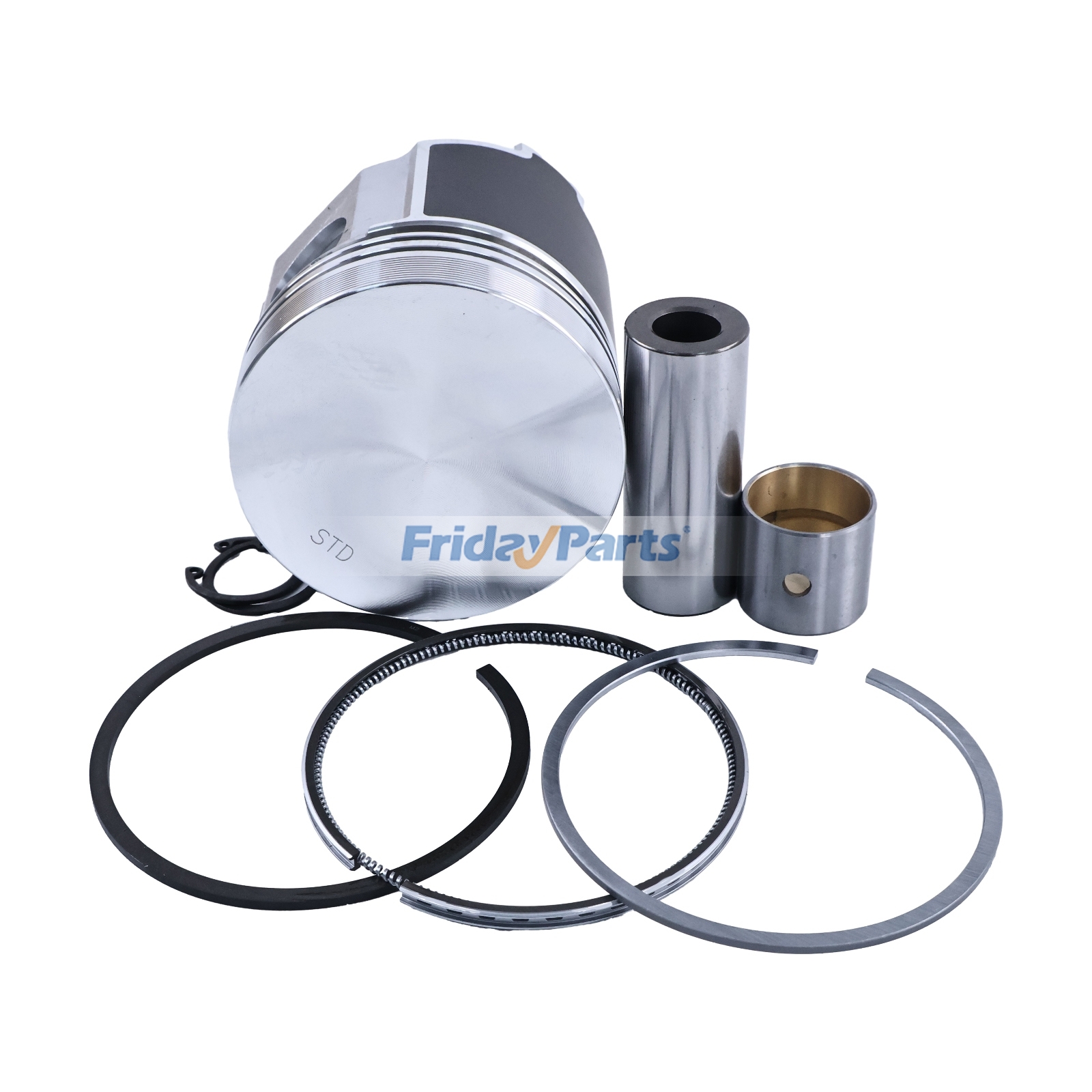 Kit de reconstrucción y reacondicionamiento de motor para Komatsu 3D84-1A 3D84-1B 3D84-1C 3D84-1D 3D84-1F 3D84-1FA 3D84-1G 3D84-1GA 3D84-1GA-U 3D84-1H para Motor,Excavadora Para KOMATSU FridayParts