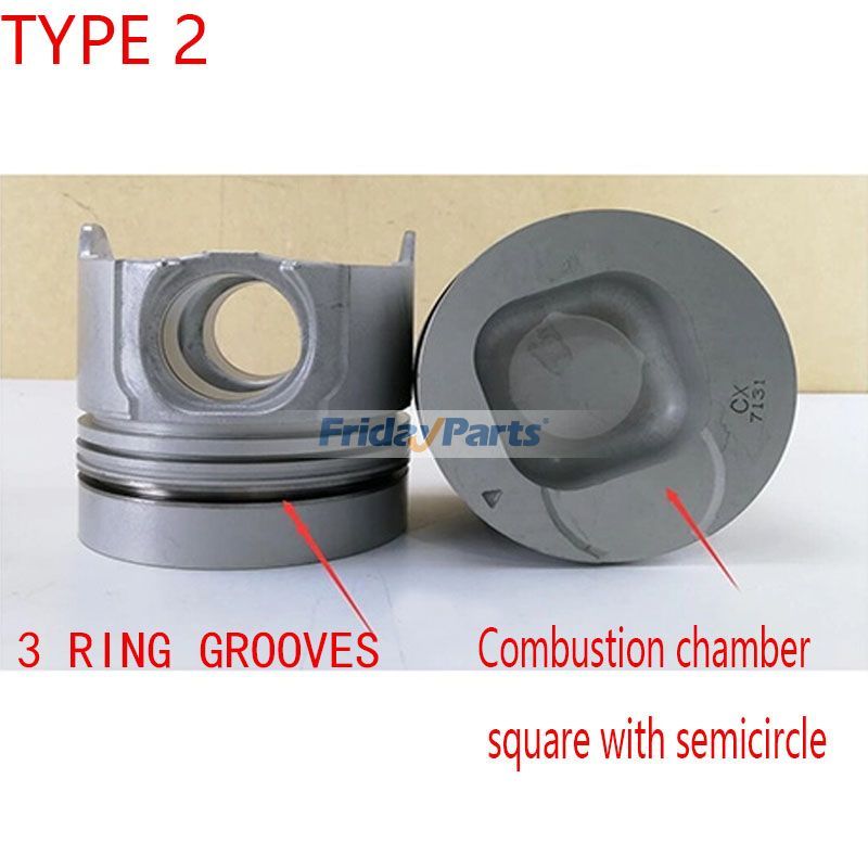 Kit de reconstrucción y reacondicionamiento para motor Isuzu 6SD1 6SD1T 6SD1TC Excavadora Hitachi EX300-2 EX300-3 EX350 EX330 EX300 de FridayParts