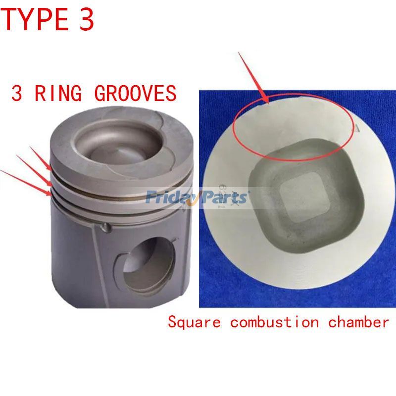 Kit de reconstrucción y reacondicionamiento para motor Isuzu 6SD1 6SD1T 6SD1TC Excavadora Hitachi EX300-2 EX300-3 EX350 EX330 EX300