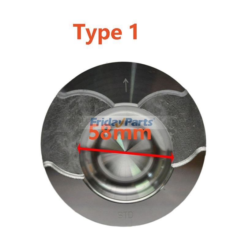 Kit de reconstrucción para motor Komatsu 6D105-1 S6D105-1 Motoniveladora GD200A-1 GD300A-1 GD405A-1 GD611A-1 GD621A-1 GD621R-1 GD661A-1 Para KOMATSU