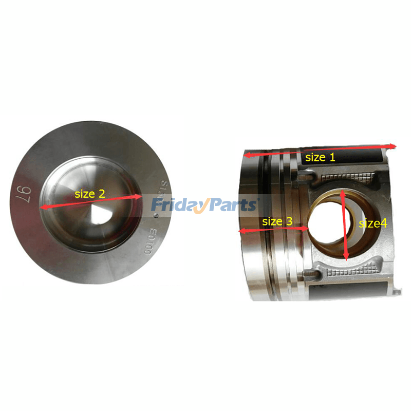 Kit de reconstrucción y reacondicionamiento de motor para excavadora Mitsubishi 6D15 Kato HD800-5 HD800-7 HD900-5 HD900-7 Para KATO