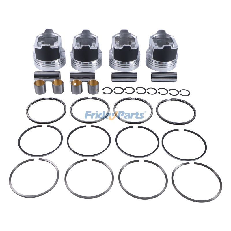 Kit de pistón con anillo para motor Kubota V2203 V2203E V2203T V2203DI V2203M V2203B