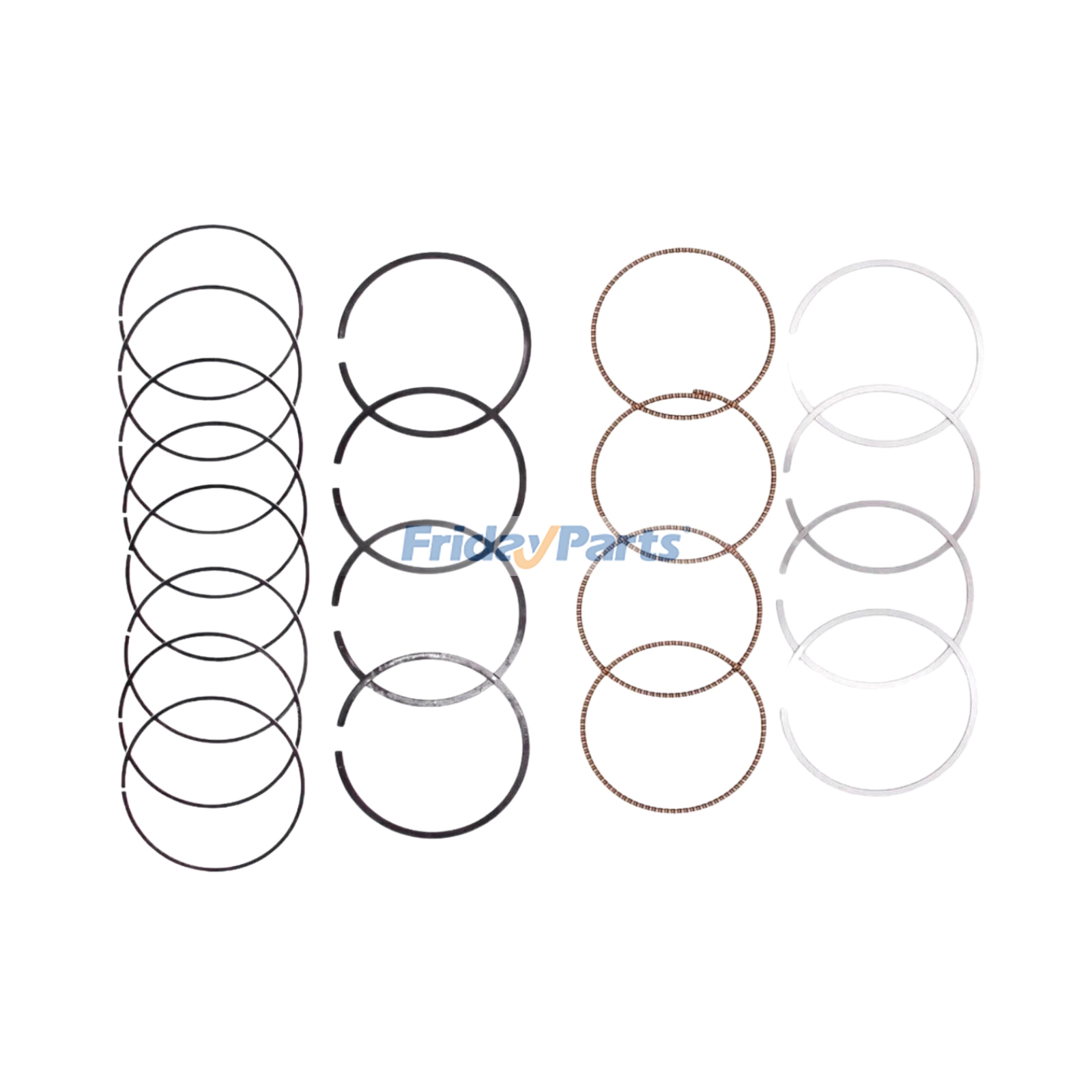 Engine Piston Ring Set 23040-2E101 for Hyundai Elantra Kona Veloster 2.0L L4 2016-2021